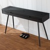 Best Choice Product Modern 88 Key Fully Weighted Desk Style Digital Piano w/ Metal Legs, 3 Sustain Pedal - image 3 of 4