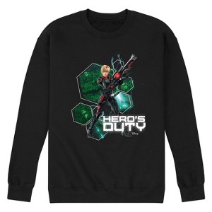 Men's - Disney - Sergeant Tammy Hero's Duty Graphic Fleece Sweatshirt - 1 of 4
