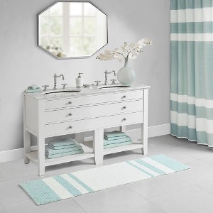 MAYEERTY Classic Cotton Bath Rug for Bathroom 1pcs - 1 of 4