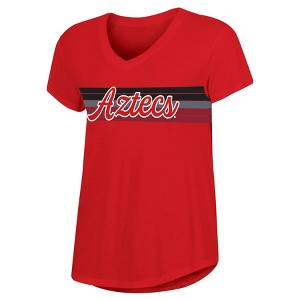 NCAA San Diego State Aztecs Women's V-Neck T-Shirt - 1 of 3