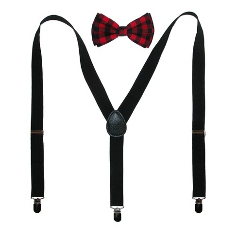 Red Bow Ties and Suspenders (Classic Red)