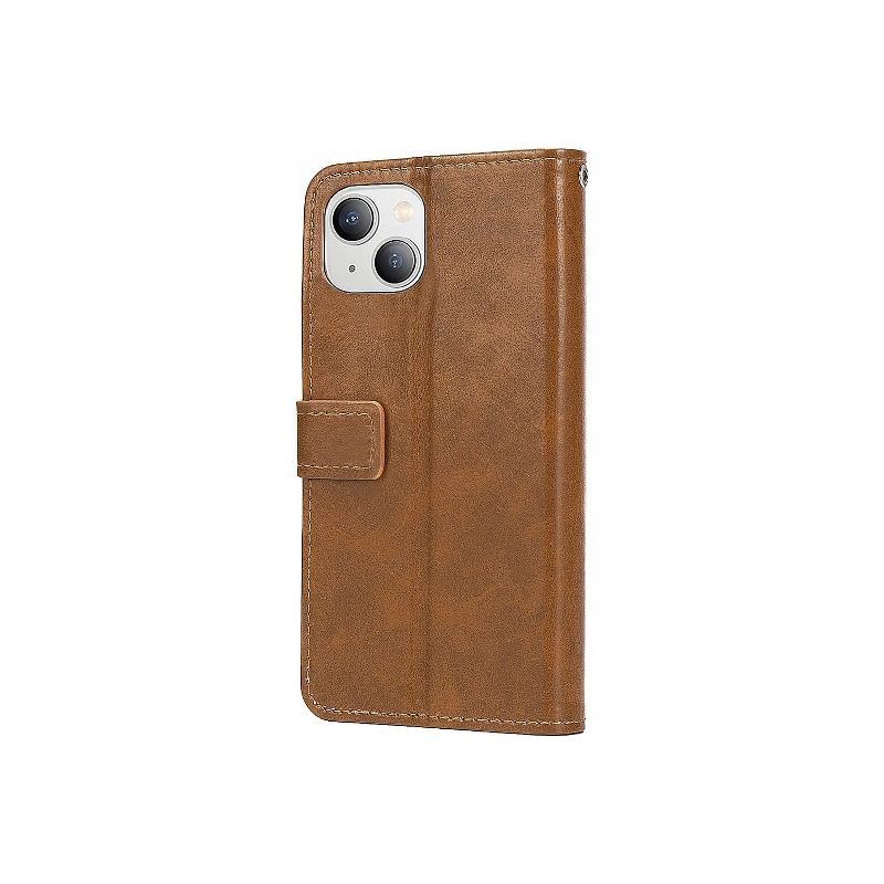 SaharaCase Folio Wallet Case for Apple iPhone 14 Plus Brown (CP00337), 5 of 7