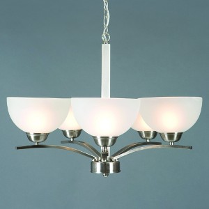 Yosemite Home Decor 107-5U-AWCF Alta Peak Collection Five Lights Chandelier, Coffee, 110 Piece - 1 of 4