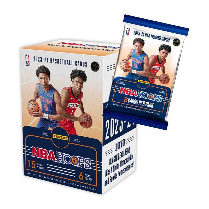 2023-24 Panini NBA Hoops Basketball Trading Card Blaster Box, 2 of 4