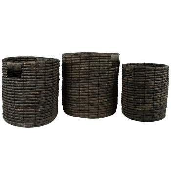 Romanoff Woven Basket, Small, Lime, Pack Of 3 : Target