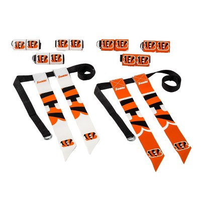 NFL Franklin Sports Cincinnati Bengals Youth Flag Football Set