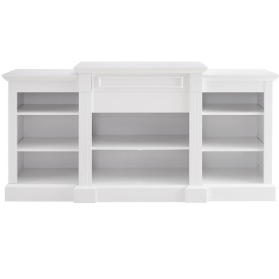 TiramisuBest Techni Mobili Grey Driftwood TV Stand with Gray for TV & Entertainment Furniture
