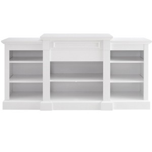 TiramisuBest Techni Mobili Grey Driftwood TV Stand with Gray for TV & Entertainment Furniture - 1 of 4