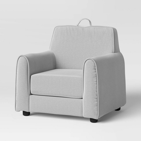 Upholstered Kids Chair Gray Pillowfort Target