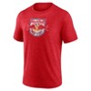 MLS New York Red Bulls Men's Gray Short Sleeve Triblend Chest Logo T-Shirt - 2 of 3