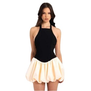 pink halter formal dress Maryanna Halter A-Line Formal Dress
