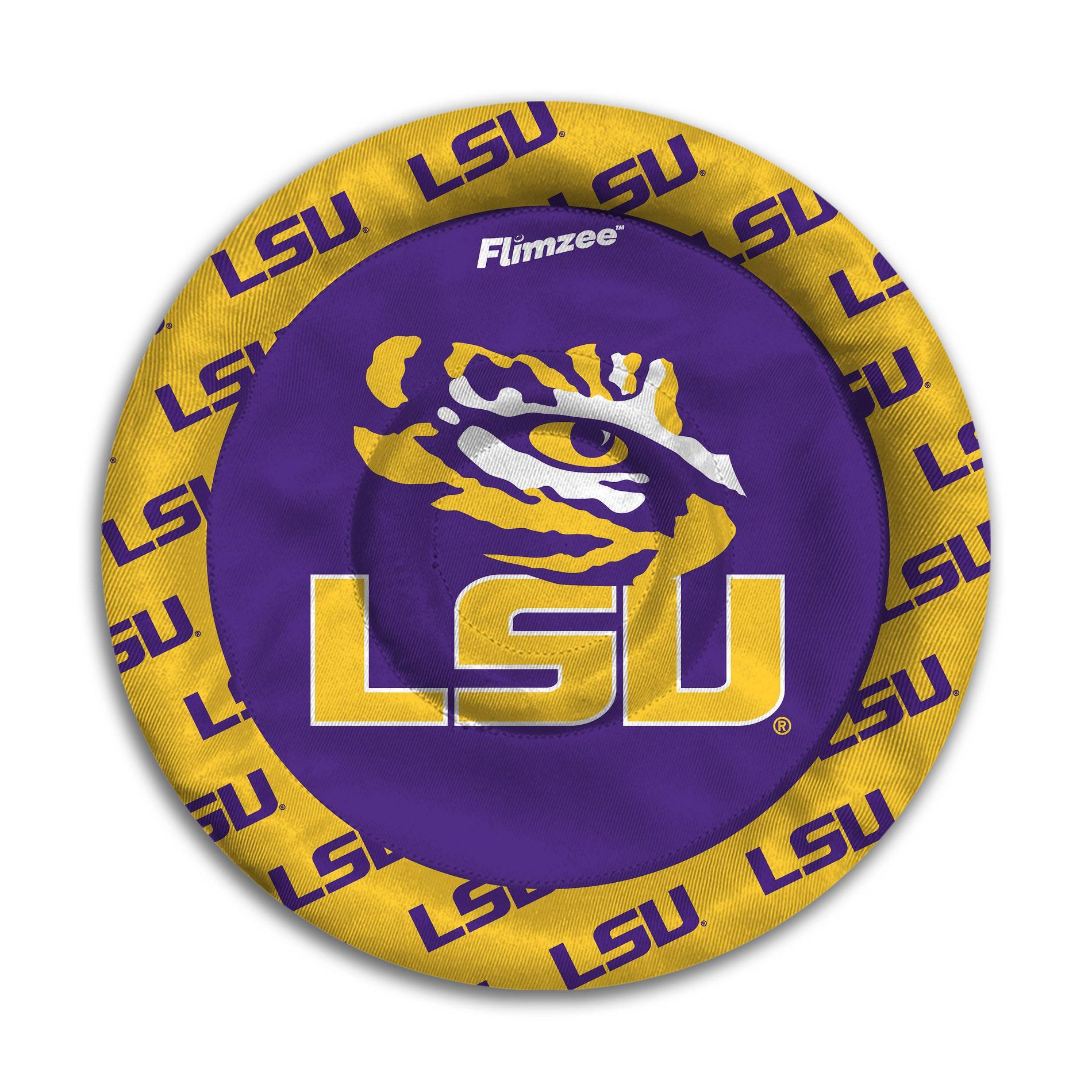 NCAA LSU Tigers Flimzee Flying Disc: Polyester Toy for Ages 2+
