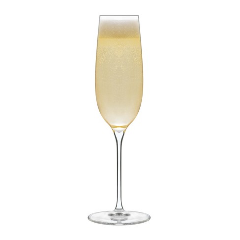 Libbey Stemless Champagne Flute Glasses, 8.5-ounce, Set of 12 