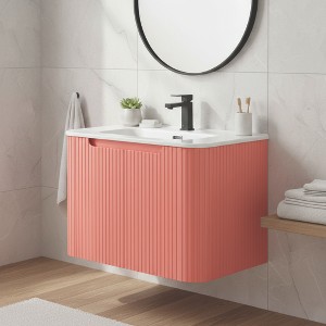 Caskvalley Modern Bathroom Vanity with Straight Fluted Design - Sink Included - 1 of 4