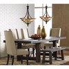 Uttermost Oil-Rubbed Bronze Pendant Chandelier 22 1/4" Wide Traditional Toffee Glass Shade Fixture for Dining Room House Foyer - 2 of 4