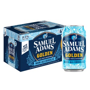 Samuel Adams Golden Non-Alcoholic Beer - 6pk/12 fl oz Cans - 1 of 4
