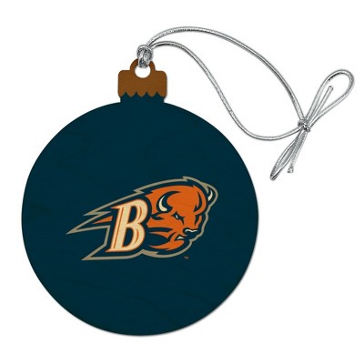 Bucknell Primary Logo Wood Christmas Tree Holiday Ornament
