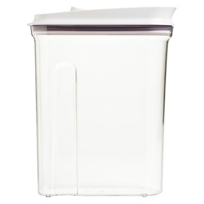 Grey Plastic 4.5 qt. Cereal Container