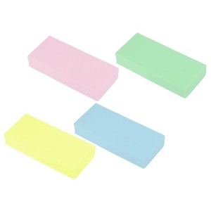 Unique Bargains Bath Sponge 4 Pcs Rectangular 6.3