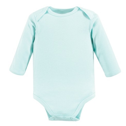 Hudson Baby Cotton Bodysuits, Beach Dino, 9-12 Months 