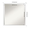 Amanti Art Incline Beveled Wood Framed Bathroom Vanity Wall Mirror - 3 of 4