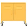 VidaXL Storage Cabinet Mustard Yellow 23.6"x13.8"x22" Steel - 3 of 4