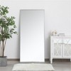 Elegant Lighting Metal frame rectangle mirror 30 inch in silver - 2 of 4