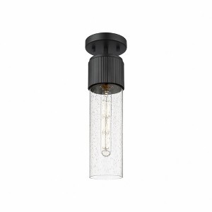 Bolivar - 1 Light Flush Mount In Industrial Style-15.25 Inches Tall and 4 Inches Wide - 1 of 1