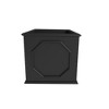 LeisureMod Square Planter Pot in Fiberstone With Drainage Holes for Indoor and Outdoor Sprout Collection - 3 of 4