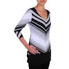 Women's Double Layer Tunic Top - Peter Nygard - 2 of 3