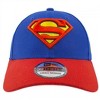 Adult Superman Symbol Blue & Red 39Thirty Fitted Hat - 2 of 4