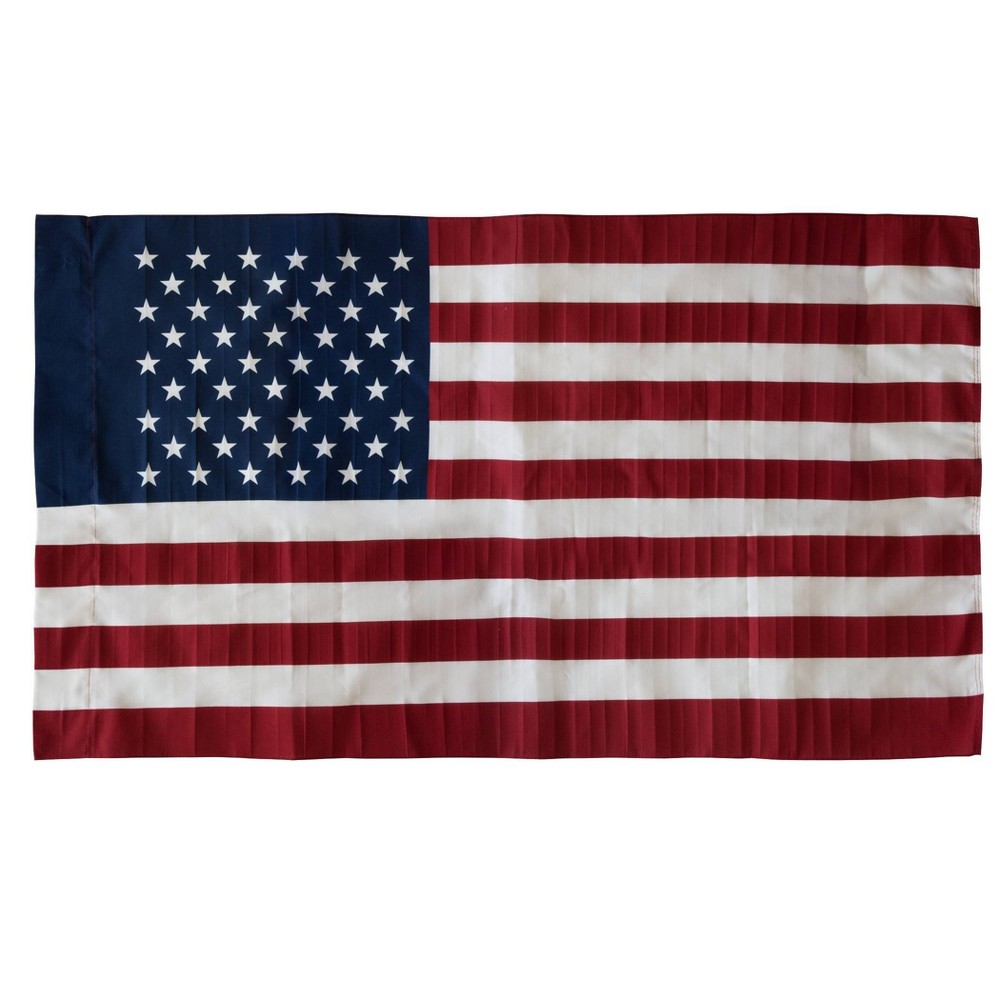 5 ft. Wood Betsy Flag's American Flag Kit, Printed Polycotton Sleeved Banner and Mounting Hardware