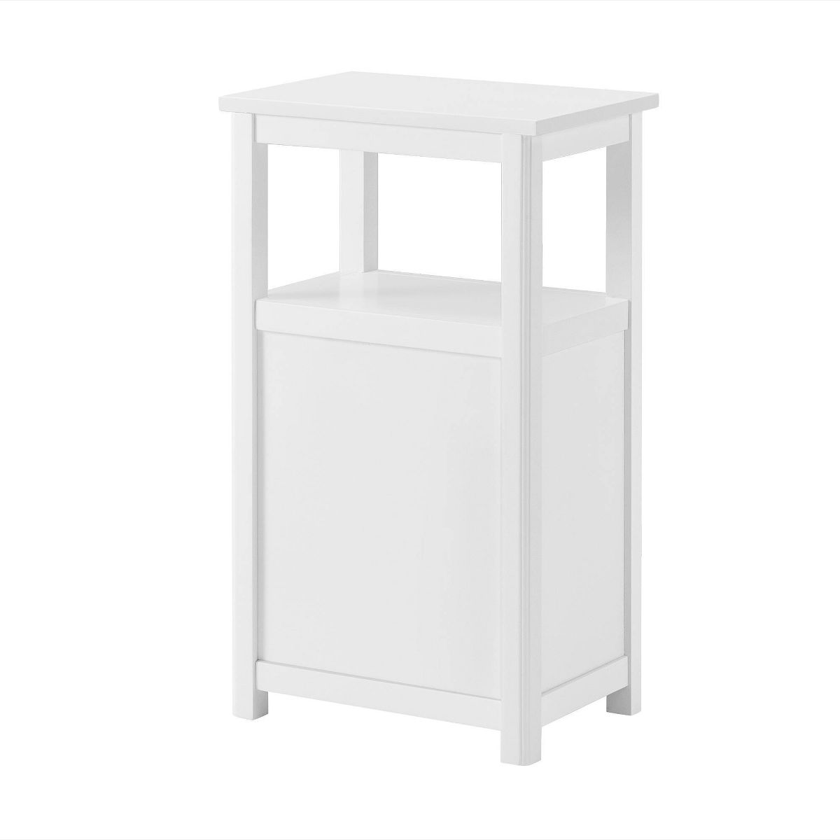 17"x29" Derby Deluxe Floor Storage Cabinet White - Alaterre Furniture: Hardwood Frame, 2-Shelf Bath Organizer - thumbnail 7