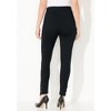 Catherines Women's Plus Size Ponte Lace-Up Legging - 3 of 4