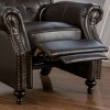 PAGED Modern Accent Chair, Fabric Barrel Club Chair with Wooden Legs, Living Room Reading Chair for Bedroom - 4 of 4
