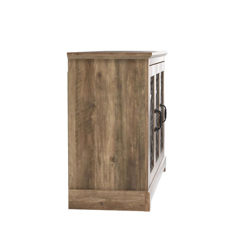 Galano Calidia Wood 45.7in. 3 Door Sideboard with Adjustable Shelves in Knott Oak, Dusty Grey Oak, 5 of 15