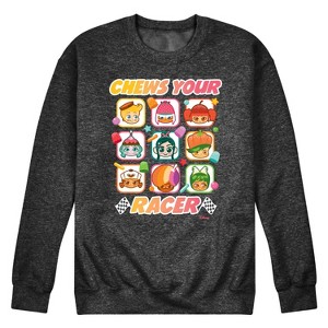Men's - Disney - Chews Your Racer Graphic Fleece Sweatshirt - 1 of 4