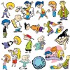 Ed, EDD n Eddy 100ct Vinyl Large Deluxe Stickers Variety Pack - Laptop, Water Bottle, Scrapbooking, Tablet, Skateboard, Indoor/Outdoor - 4 of 4