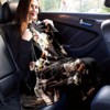 Sphynx Cat Pattern Soft Flannel Car Nap Blanket, All Season Polyester Throw for Vehicle Interior Accessories, Christmas Gift. - 3 of 4