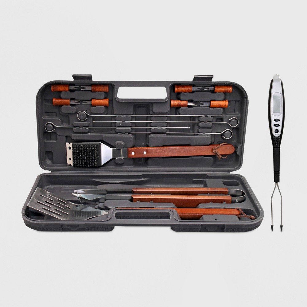 17pc BBQ Tool Set Stainless Steel - Room Essentials was $20.0 now $10.0 (50.0% off)