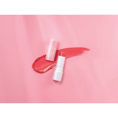 COVERGIRL Clean Fresh Tinted Lip Balm - 300 Life Is Pink - 0.05oz: Beauty Purpose Brightening, Contains Vitamin C
