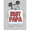 Men's Mickey & Friends Best Papa Sweatshirt - 2 of 4