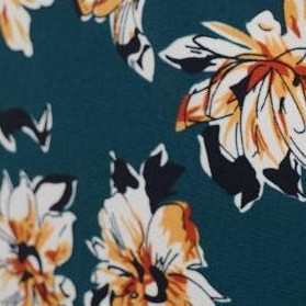 green floral