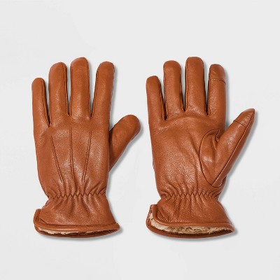 Men's Dress Gloves with Sherpa Lined - Goodfellow & Co™ Brown