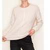 Women's Color Line Detail Crew Neck Pullover Sweater - STACCATO - 2 of 3