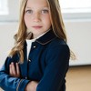 Hope & Henry Girls' Dressy Ponte Collared Jacket, Kids - 2 of 4