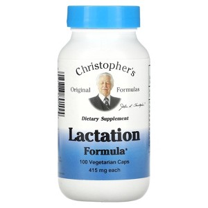 Dr. Christopher's Lactation Formula - Breastfeeding Supplement - 100 Count - 1 of 2