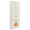 Stupell Industries Autumn Beauty Inspirational Framed Giclee Art, White, 10" x 24" - 2 of 4