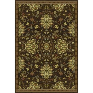 Oriental Weavers 042G1 7'8 x 7'8" Brown / Beige Round Area Rug" - 1 of 1