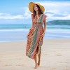 Women's V-Neck Flutter Sleeve Maxi Dress - Cupshe - 4 of 4